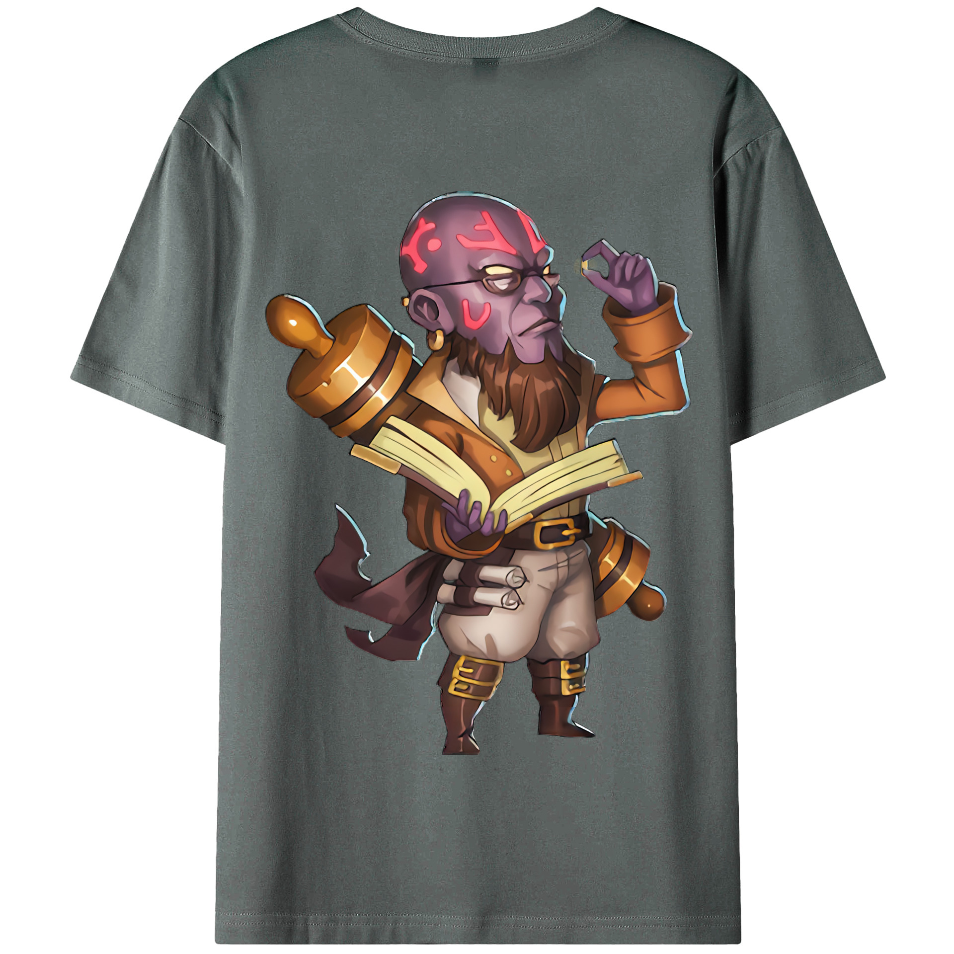 リーグ・オブ・レジェンド League of Legends LOL 綿100％半袖Tシャツ（背面プリント）